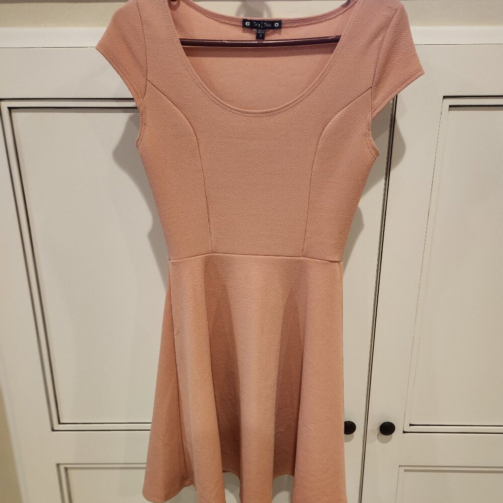 Size Small Stretchy Pink/Coral Dress
